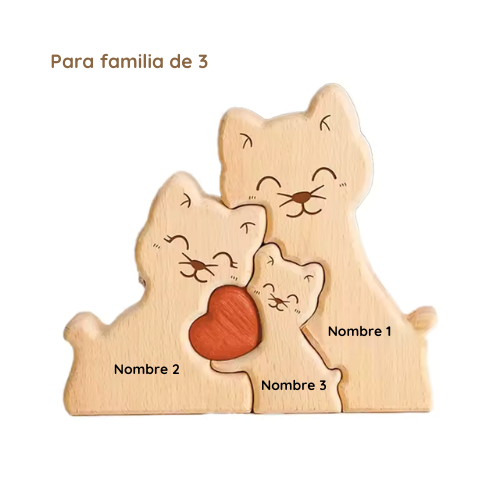 Puzzle Personalizado de Gatos