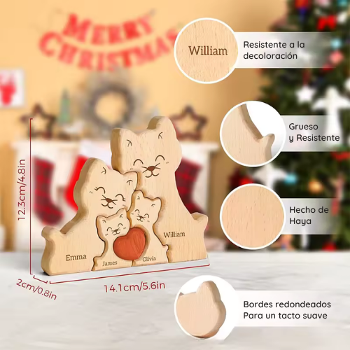 Puzzle Personalizado de Gatos