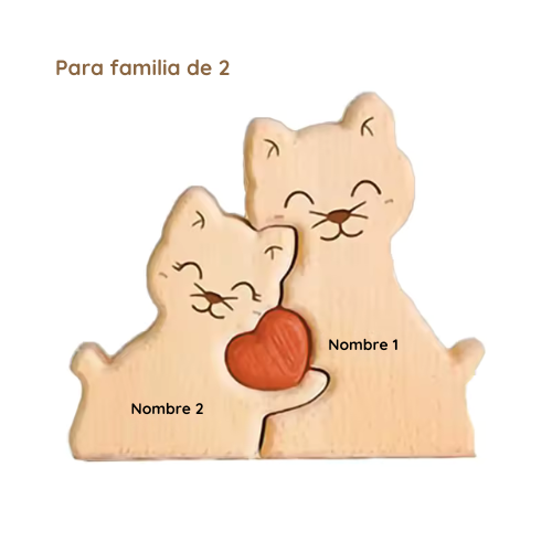 Puzzle Personalizado de Gatos