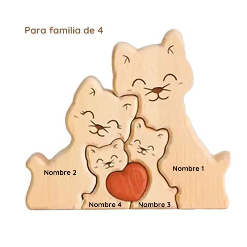 Puzzle Personalizado de Gatos