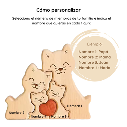 Puzzle Personalizado de Gatos